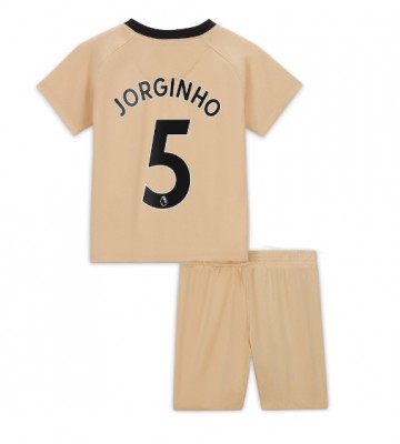 Chelsea Jorginho #5 Tredjedraktsett Barn 2022-23 Kortermet (+ Korte bukser)